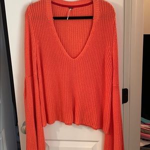 Free People Bell Sleeve Sweater
